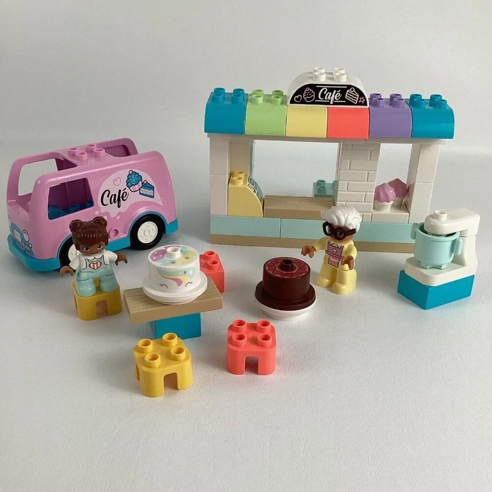 Lego Duplo Bakery Playset Preschool Building Toy 10928 Cafe Delivery Truck